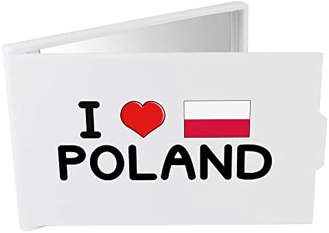 אזידה' אני אוהב את פולין ' מראת איפור קומפקטית / נסיעות / כיס