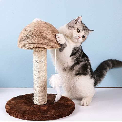 חתולי עץ סיסל חבל טיפוס מסגרת חתולי גרוד צעצועי להסרה חתולי עץ לחתולים חתלתול טחינת טופר