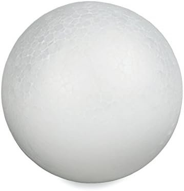 כדור פלורקראפט SlearchFōm לבן 4.3 אינץ 'לבן