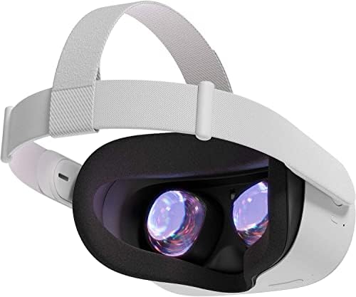 Oculus Newest Quest 2 VR אוזניות 256GB סט, לבן-מתקדם של מכסה אוזניות מציאות מדומה מתקדמת, כבל קישור