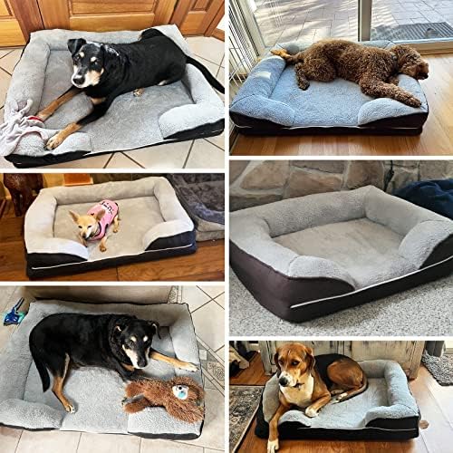 מיטת כלבים גדולה במיוחד, מיטת כלבים ענקית ספה חיית מחמד לפינוי כלבים גדולים, מיטות כלבים XL לכלבים גדולים