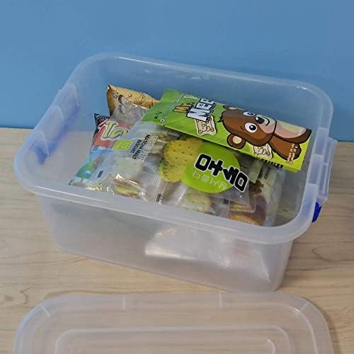 תיבות אחסון עם 2 חבילות יארבסטיות עם מכסים, סט קופסאות פלסטיק 8 ליטר