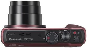 Panasonic Lumix DMC -TZ40 20X אופטי עם מצלמה דיגיטלית GPS - אדום