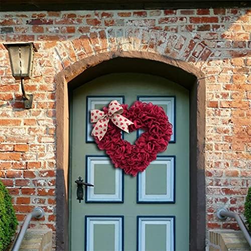 דלת הזר של חג האהבה של Geltdn תליון קישוטים ללב תליון לעיצוב