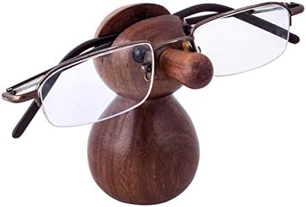 עץ משקפיים מחזיק מעמד בעבודת יד בובת בצורת משקפיים מפרט משקפיים זכוכית מחזיק בעבודת יד משקפיים מחזיק