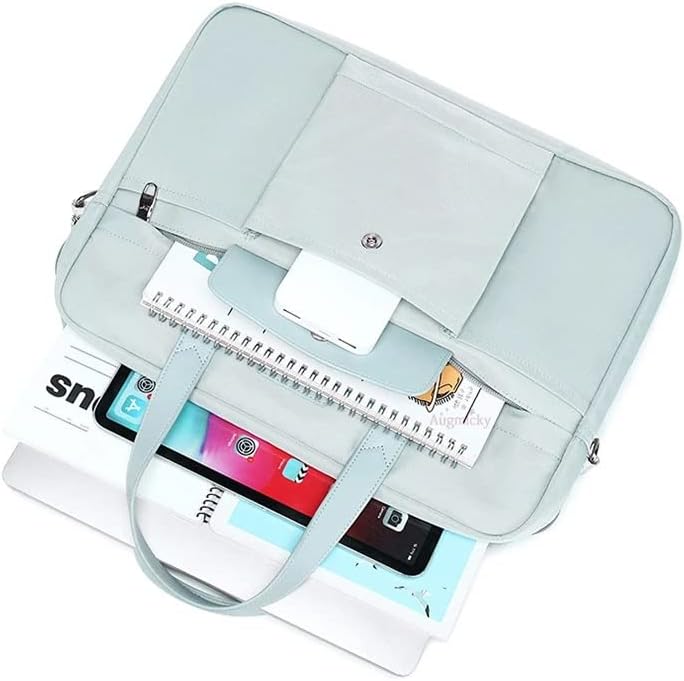 תיק מחשב נייד של SDFGH ל 13 14 15 אינץ 'תיק מחשב נייד לנשים כתף תיק מסנג'ר תיק נסיעות משרד תיק נשות