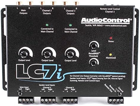 AudioControl LC7i ממיר פלט קו 6 ערוצים עם שיקום בס