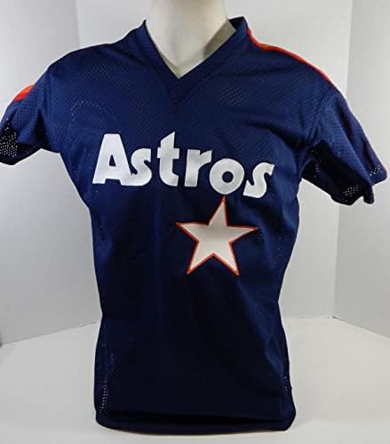 1986-93 יוסטון אסטרוס 55 משחק שהונפק על חיל הים ג'רזי תרגול NP REM XL 53 - משחק השתמשו ב- MLB גופיות