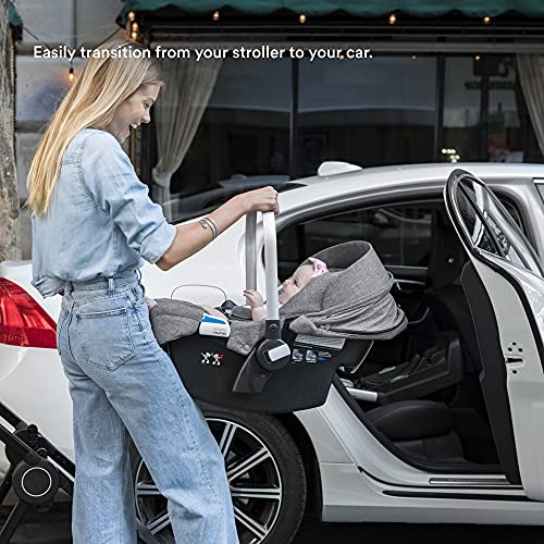 STOKKE PIPA מאת בסיס מושב מכונית נונה, שחור - התקנה ללא מאמץ - לתינוקות עד 32 קג. - רגל יציבות פלדה לבטיחות