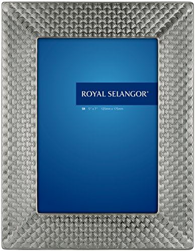 Royal Selangor 013007R Photoframe גל, 4 x 6, בדיל