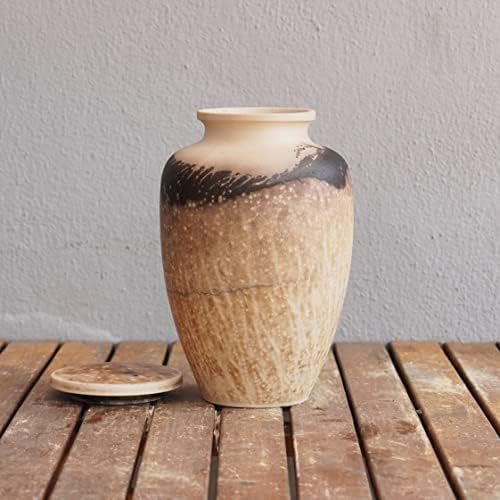 Raaquu Omoide Ceramic Obbobara Urn לשרידים מבוגרים/אפר - כלי חרס ראקו 170 אינץ