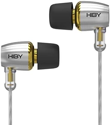 שעועית Hiby Hifi אוזניות צג אוזניים מחווטות ללא מיקרופון, אוזניות IEM של Hi-Res Audio עם דיאפרגמות CNT, מנהל