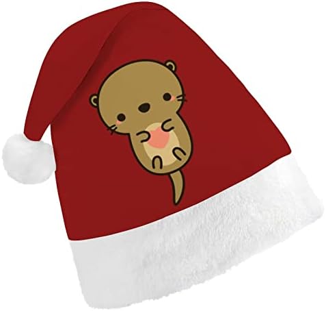 חמוד חותם חג המולד כובע סנטה כובע עבור יוניסקס מבוגרים נוחות קלאסי חג המולד כובע עבור מסיבת חג