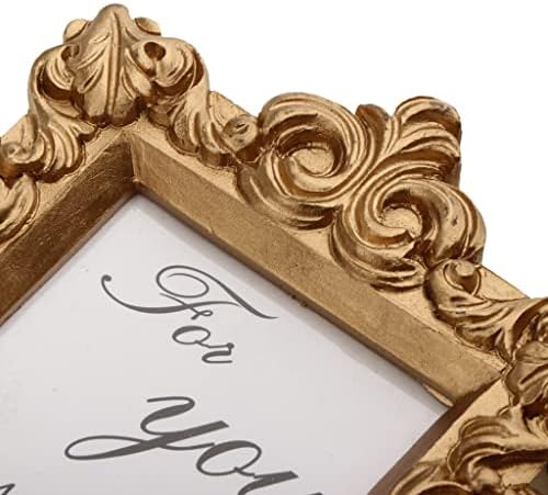 LDCHNH אירוע חתונה עתיק תמונת זהב מסגרת מסגרת שולחן המסיבה שולחן המקום מחזיק כרטיס 9X10 סמ