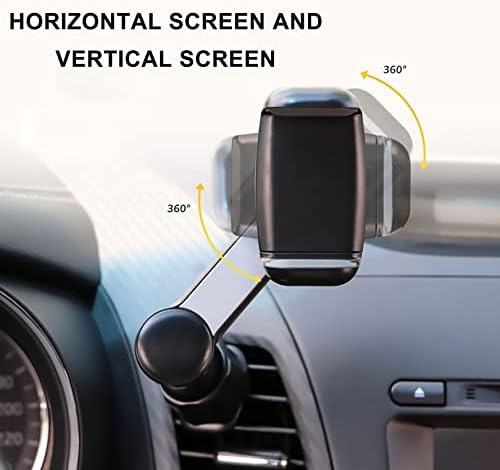 מחזיק טלפון לרכב מכוניות אוויר אוורור הר סלולר סלולר סמארטפון סטנד אוניברסלי 360 מעלות תמיכה בסוגריים טלפונים