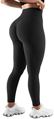 נשים אומקאגי חלקות חלקה במותניים חותלות באימון עם מכנסי יוגה בקרת בורח בכיס