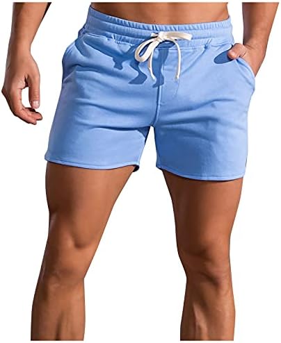 מכנסיים קצרים של נוער Fsahjkee, מכנסיים קצרים גדולים מפוצלים מגברים מפוצלים רזים רזים מתאימים מותניים