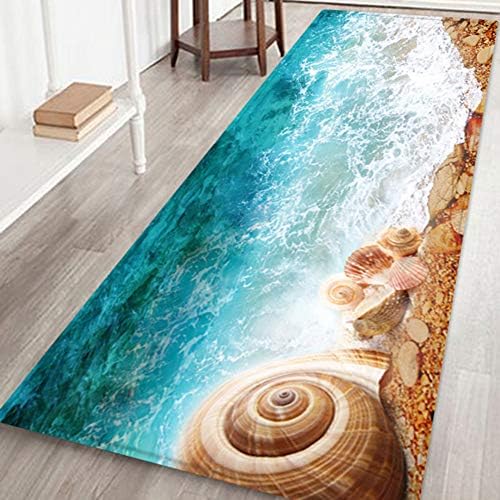 אמבטיה שטיח מחצלת, החלקה אולטרה רך, חוף מעטפת סגנון, מים סופג, מכונת רחיץ שטיח כרית לסלון, חדר