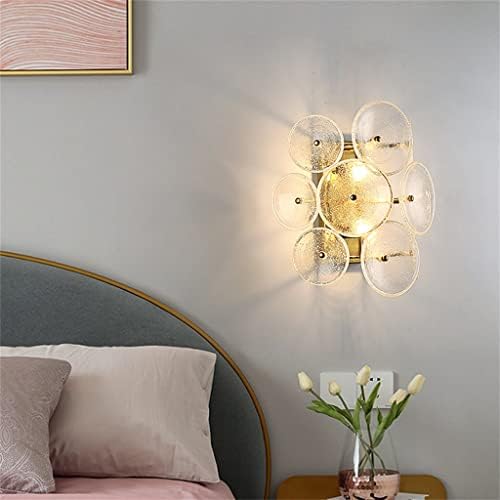 נורדי זכוכית מנורת קיר עגול בועה יצירתי קיר אור המיטה פמוטים מנורת מחקר סלון חדר שינה