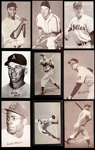1947-66 תערוכת בייסבול כמעט שלמה סט שלם עם וריאציות - פרמייר אקס/MT