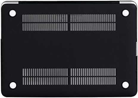 מארז פגז קשה של Mosiso Cless & Colecode Cover ומגן מסך תואם רק לרשתית Macbook Pro 15 אינץ ', שחור