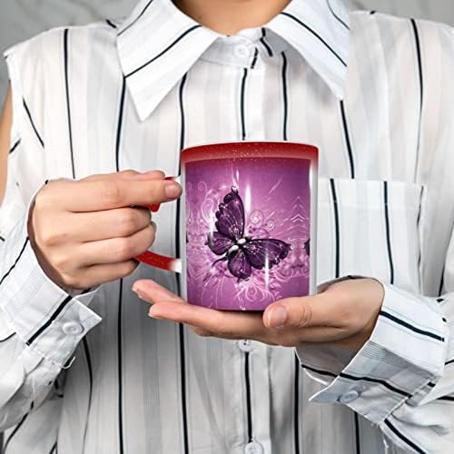 אסילו פרפר קפה קסם ספלי-חום רגיש אישית צבע שינוי כוסות בשמיים,מתנת יום הולדת