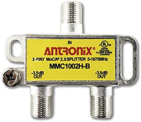 דו דרך Antronix MMC1002H-B 5-1675 MHz MOCA 2.0 מפצל עבור Frontier לשעבר Verizon Fios