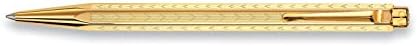 Caran D 'Ache Chevron זהב מצופה Ecridor Ballpoint Pen Gold Gold