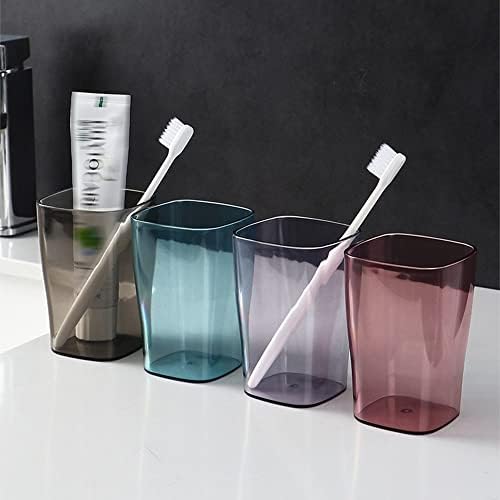 Mgor פשוט לשימוש חוזר כוס מים נסיעות קמפינג כוסות ניידות כוס יצירתי ופשוט צחצוח כוס מברשת שיניים כוס פלסטיק צבעוני