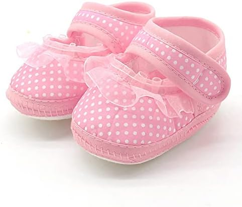 חם בנות בלעדי דוט תינוקות פרווקר רך תחרה תינוק דירות נעליים מזדמנים תינוק נעליים חם פעוט נעליים