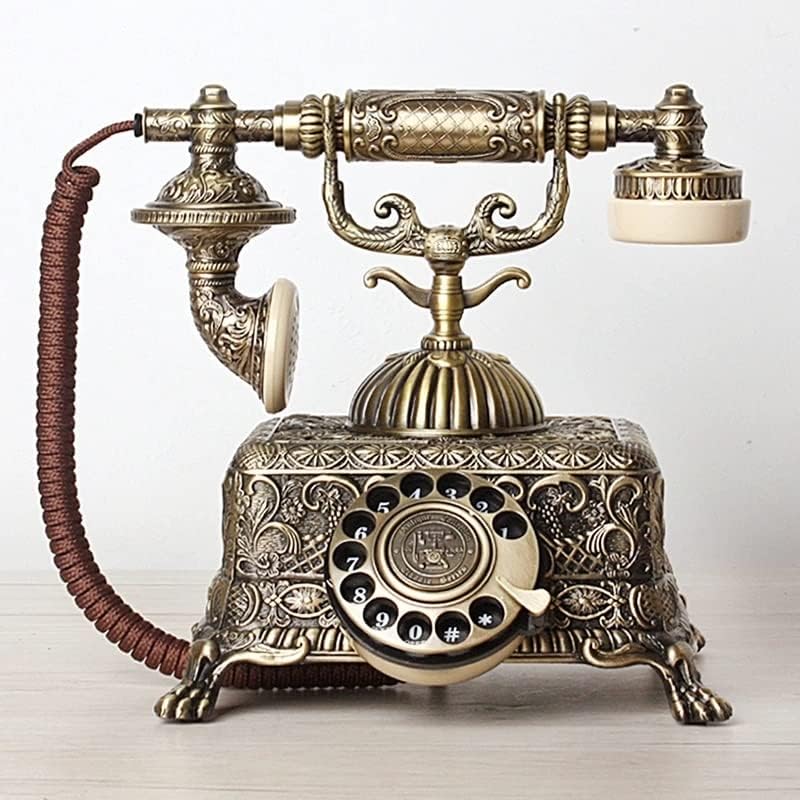SDFGH מתכת וינטג 'טלפון עתיק