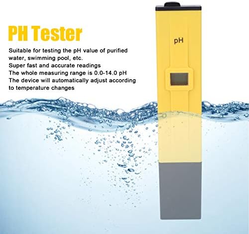 מד pH דיגיטלי, בודק pH מסוג PH סוג איכות מים בודק בדיקה ניידת דיגיטלית לבריכת שחייה הידרופוניקה