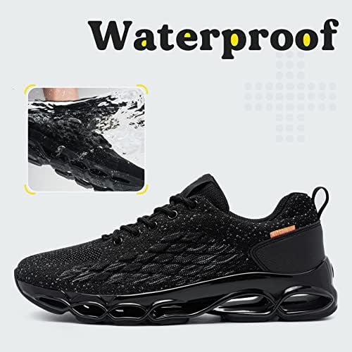 גורלים טקס נעליים אטומות למים לגברים נעלי ספורט טניס עמידות בפני מים נוחות הליכה ללא החלקה נעלי עבודה נושמות