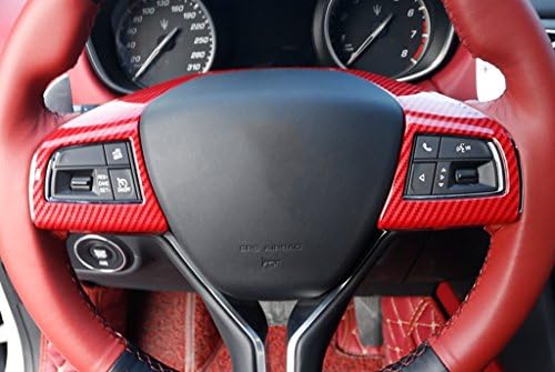 EPPAR כיסוי גלגל הגה דקורטיבי חדש 1 PC למזראטי Quattroporte VI 2013-2019