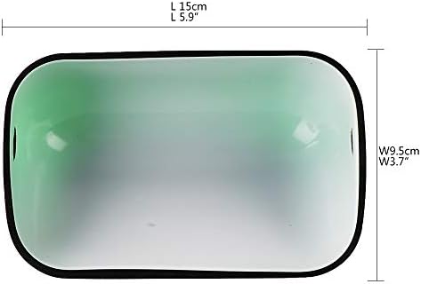 פירבר ירוק זכוכית בנקאים שולחן מנורת צל החלפת כיסוי