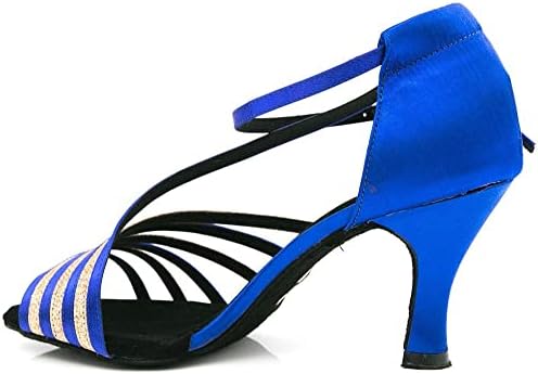 נעלי Bluebell בעבודת יד סלסה תחרות חתונות בסלסה נעלי ריקוד סגנון: MAIA 3.5 עקב