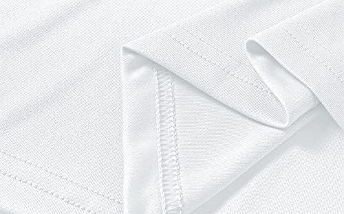 DM HAIS UV הגנה על בגדי UPF 50+ בגדי חיצים קלים משקל קלים מהיר יבש שרוול ארוך חולצות לגברים לבנים L