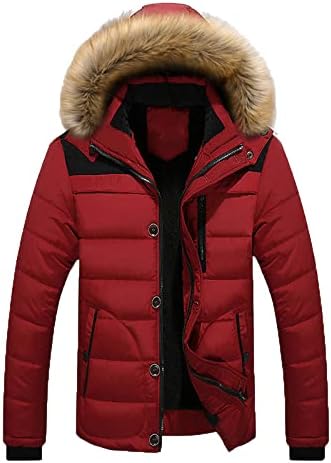 מעילי ymosrh לגברים חיצוניים מעיל עם ז'קט עבה בחורף חוץ עם מעילי כיס רוכסן