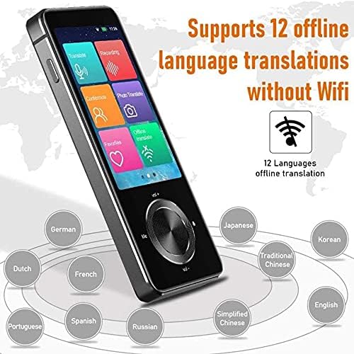 9 נייד שפה מתורגמן 107 שפות דו כיוונית בזמן אמת אלחוטי