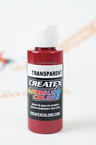 CreateEx Airbrush צבעים 5138 Carmine 2oz שקוף. צֶבַע. על ידי Spr גם מכונן
