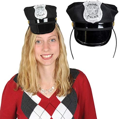 איסל 60016, 2 חתיכה משטרת כובע סרטי ראש, מידה אחת מתאים ביותר
