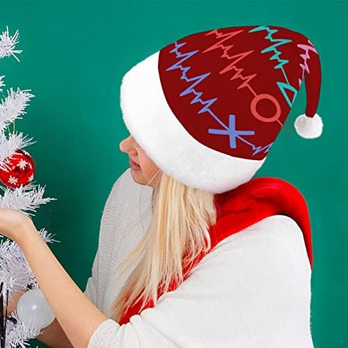 גיימר פעימות לב חג המולד כובע סנטה כובע מצחיק חג המולד כובעי חג מסיבת כובעי עבור נשים / גברים