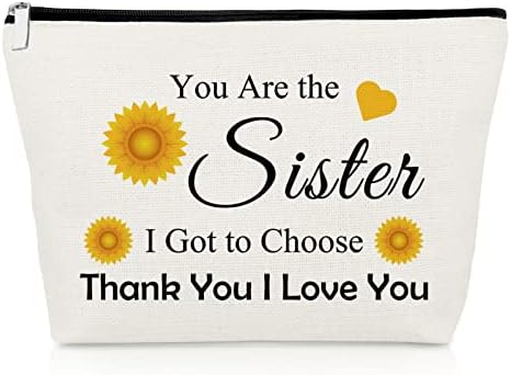 אחות מתנות לידידות חמניות חמניות מתנה לתיק איפור לאחות מתנות ליום הולדת מתנות אחות מתנות לנשים