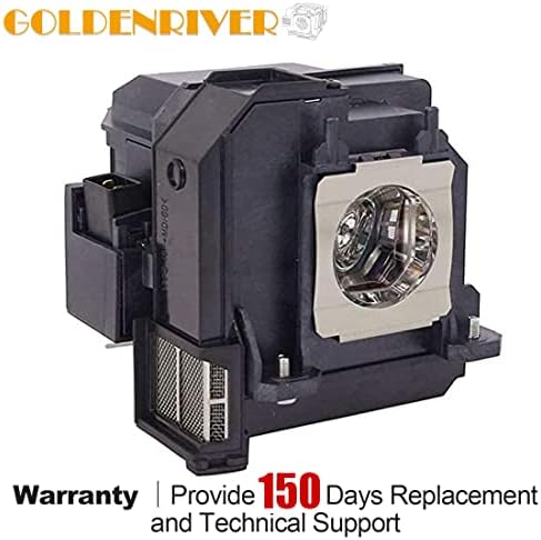 Goldenriver ELPLP90 V13H010L90 מקרן החלפת איכות פרימיום עם דיור תואם ל- EP90 EB-670 EB-675W EB-675WI Powerlite