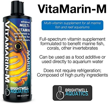 Brightwell Aquatics Vitamarin M - תוסף מולטי -ויטמין נוזלי לאקווריומים דגים ימיים