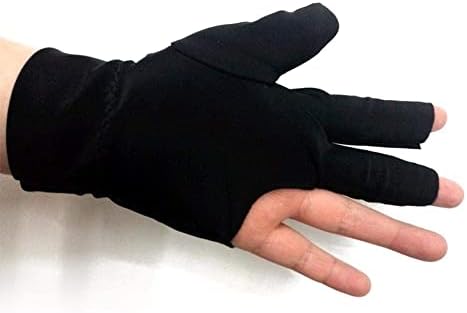 C/A יבש מהיר נושם כפפות בריכת בריכה אנטי ספורט ספורט ספורט מקצועי לייקרה 3 כפפת אצבעות לגברים נשים, צבע אקראי