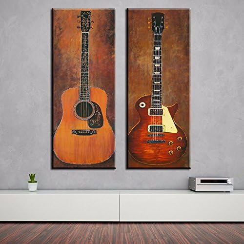 ייו גיטרה תמונה קיר קישוט מוסיקה אמנות תמונה מודפס על בד נמתח וממוסגר מוכן לתלות לסלון חדר שינה עיצוב