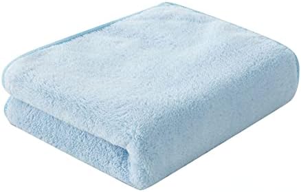 Socoz מעבה את מגבת הפנים אל מגבת הקטיפה האלמונית לשיא כדי לספוג מגבת שטיפת מים מרשמלו - כחול