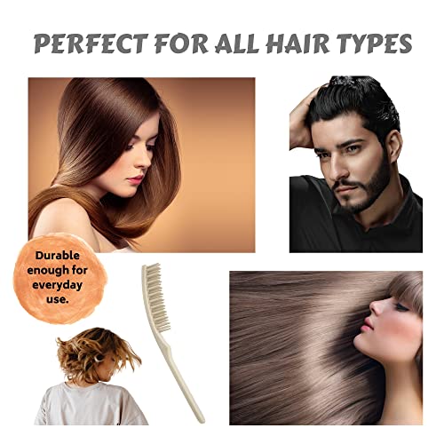 מוצרי יופי 3 שורות סטיילר מברשת שיער - מברשת מתנתקת לנשים, עמידות, אנטי סטטי ועמידות בחום, לכל סוגי השיער,