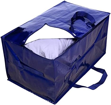 באגרי 4 יחידות אריזה מצעי אריזה ציוד שקיות שקיות בגדים מארגנים חובה נוספים תיק כחול עם חיסכון